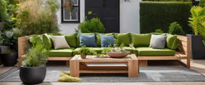 Salon de Jardin Naterial : Résine 100% Recyclée et Design Innovant
